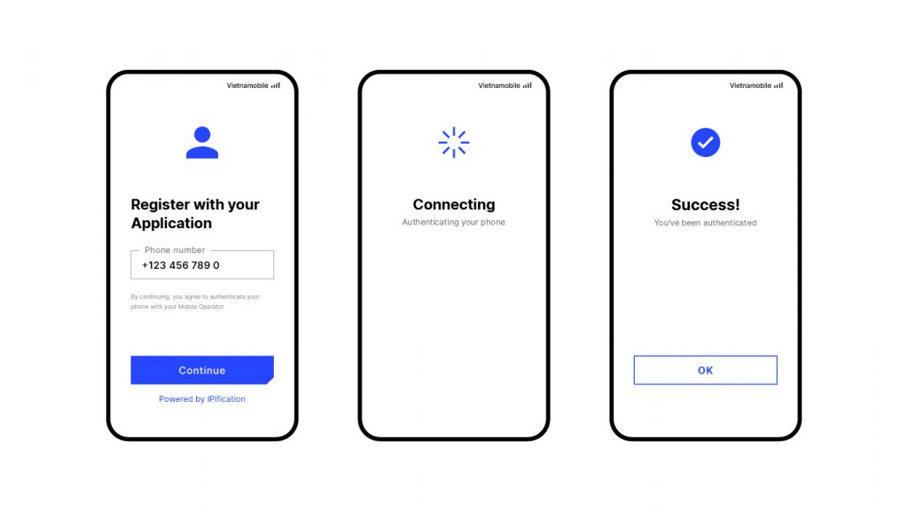 Vietnamobile use cases with IPification authentication